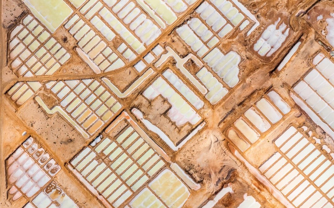 Salt Flats of Santa Maria: Beautiful Mosaic in Sand