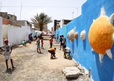Work of Arte d’Zona, The New, Yoyful Colours of Santa Maria, Sal, Cape Verde