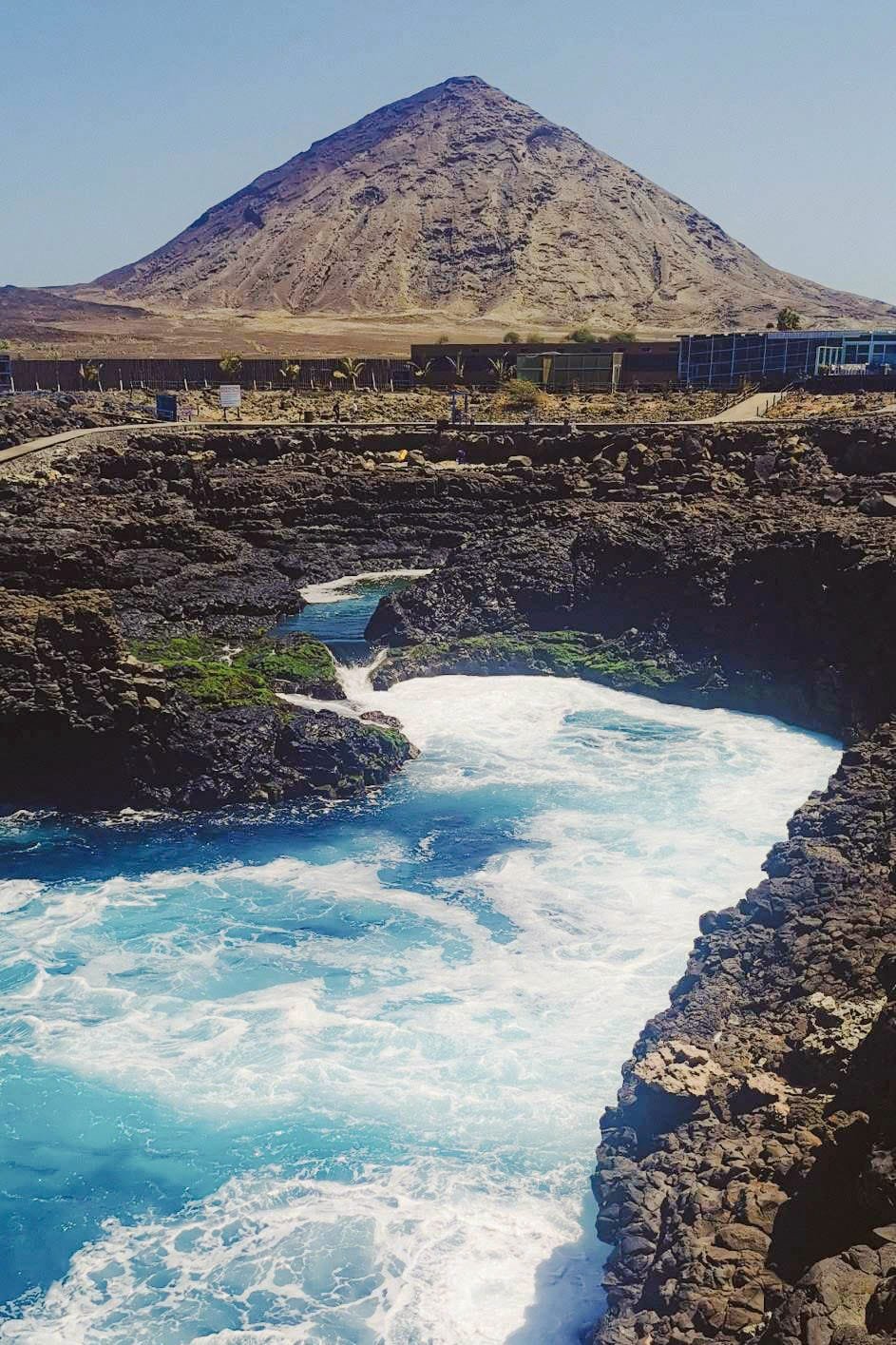 Salinas de Pedra de Lume, old salt lakes of Sal
