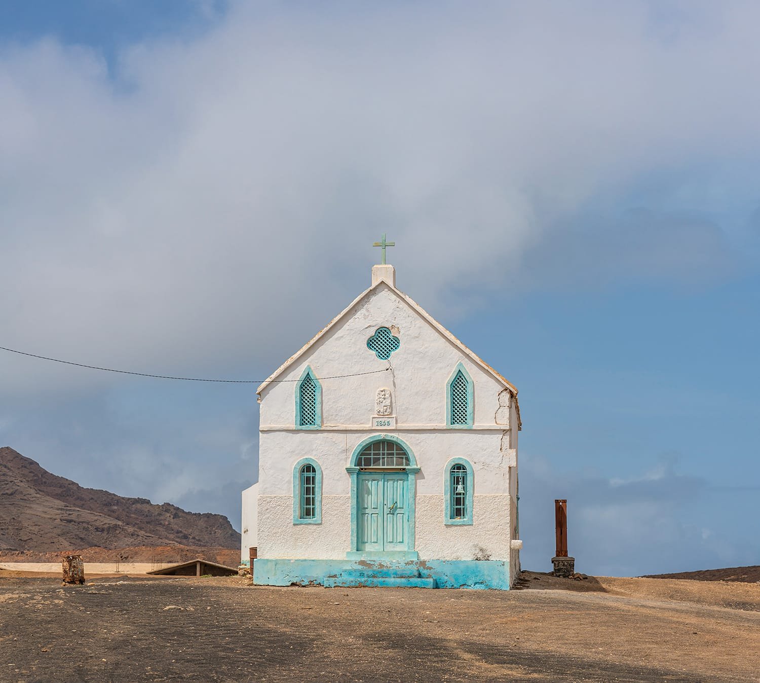 Our-Lady-of-Compassion-chapel-in-Pedra-de-Lume-(1853) Salinas de Pedra de Lume, old salt lakes of Sal