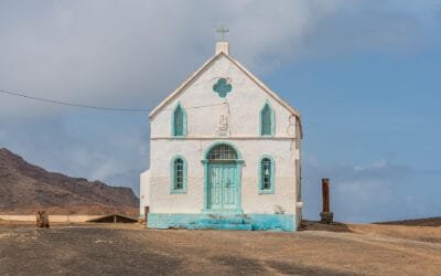Our Lady of Compassion church in Pedra De Lume, Sal, Cape Verde
