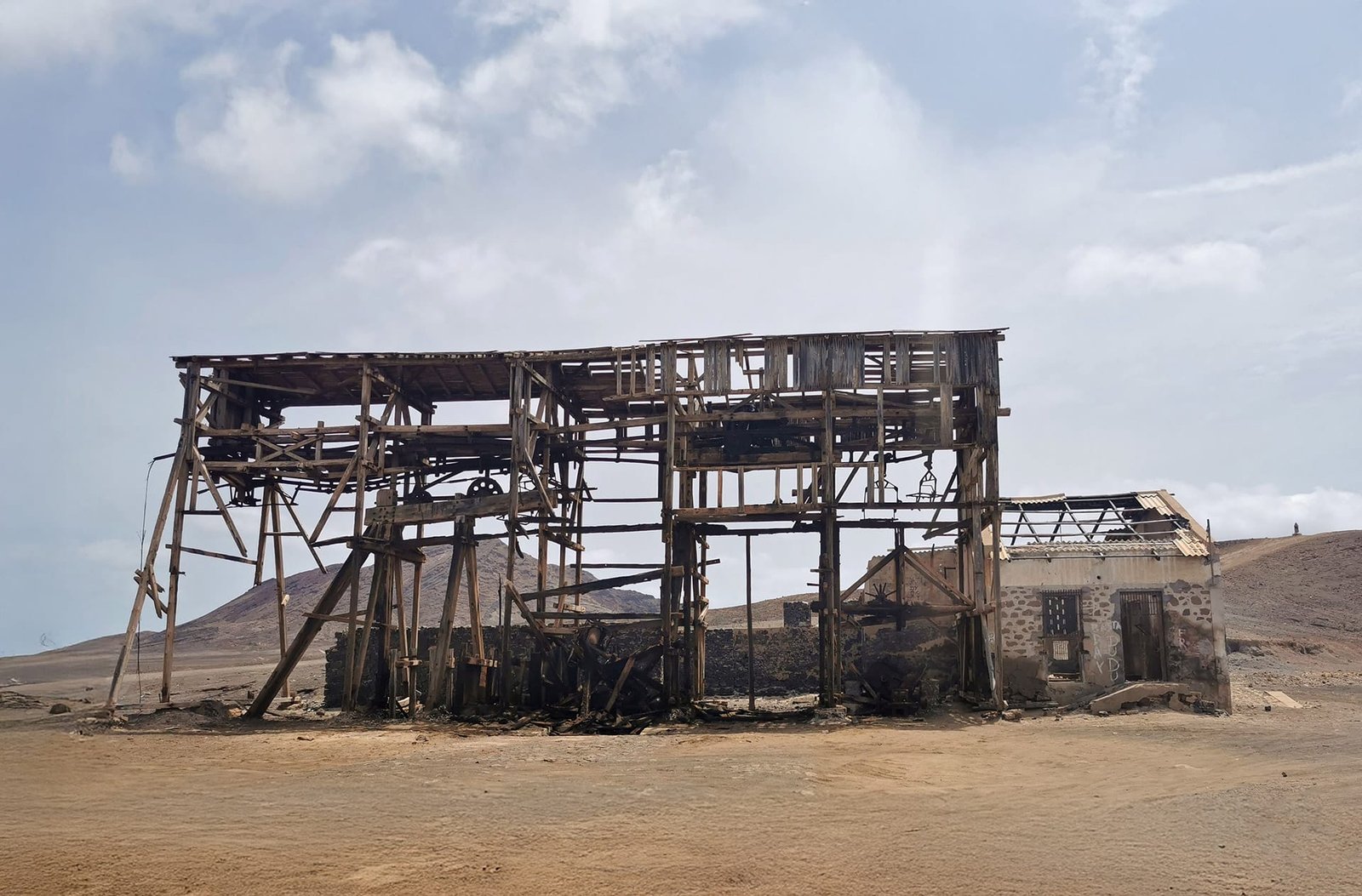 Pedra-de-Lume’s-Abandoned-Salt-Shed Salinas de Pedra de Lume, old salt lakes of Sal