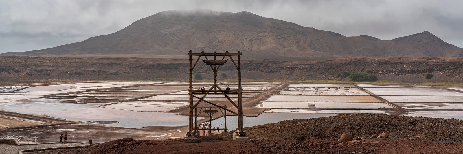 Salinas de Pedra de Lume, old salt lakes of Sal