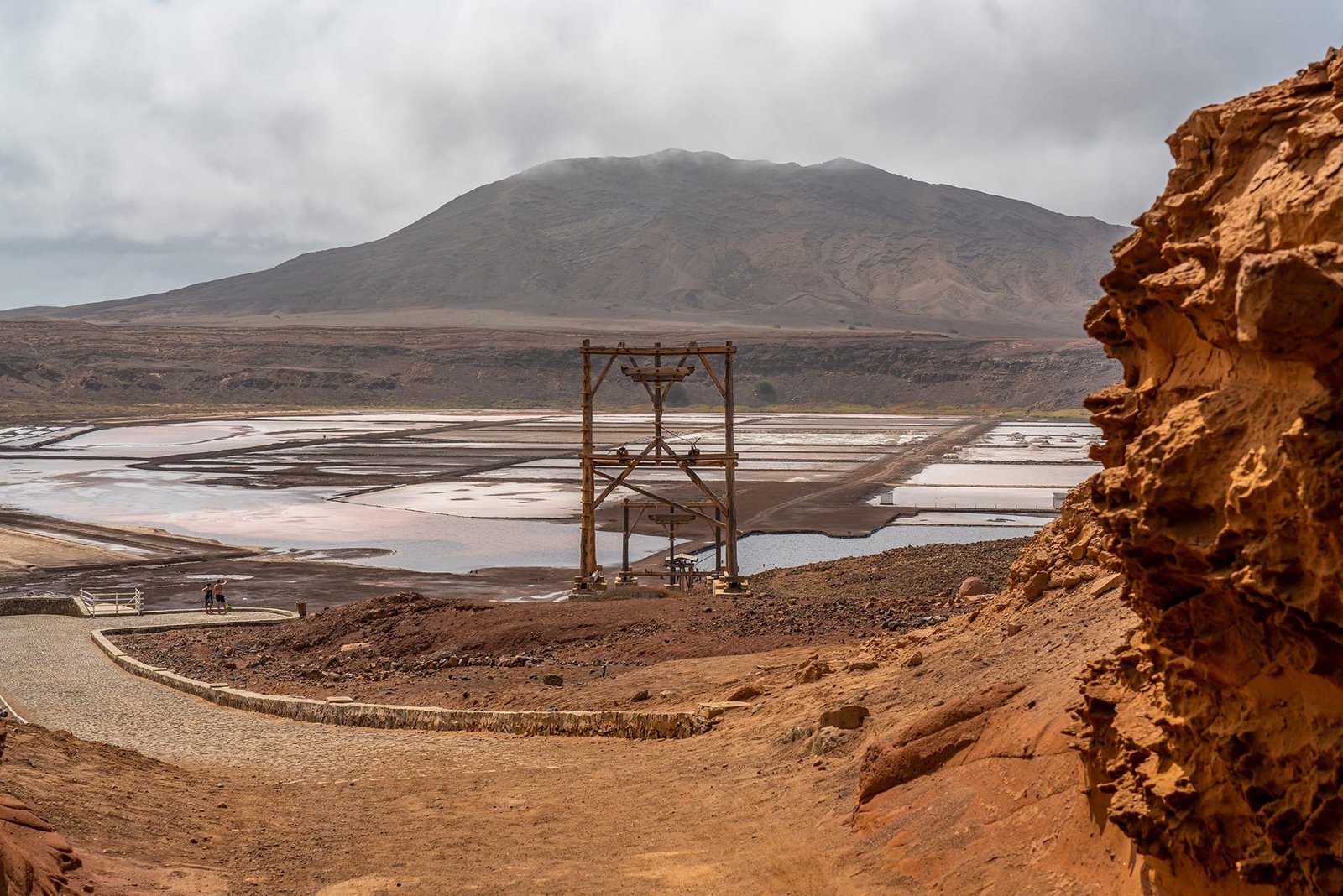 Salinas de Pedra de Lume, old salt lakes of Sal