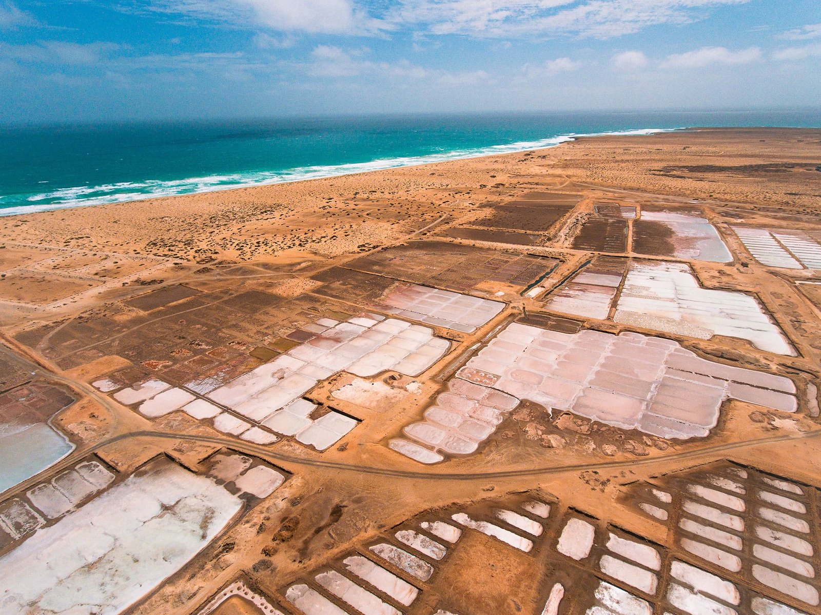 Salt production fields, Sal, Cabo Verde