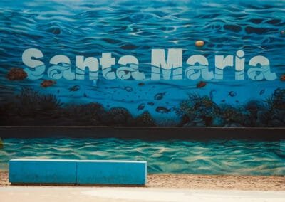 Santa Maria Street Art Mural