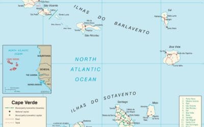 Map of Cape Verde