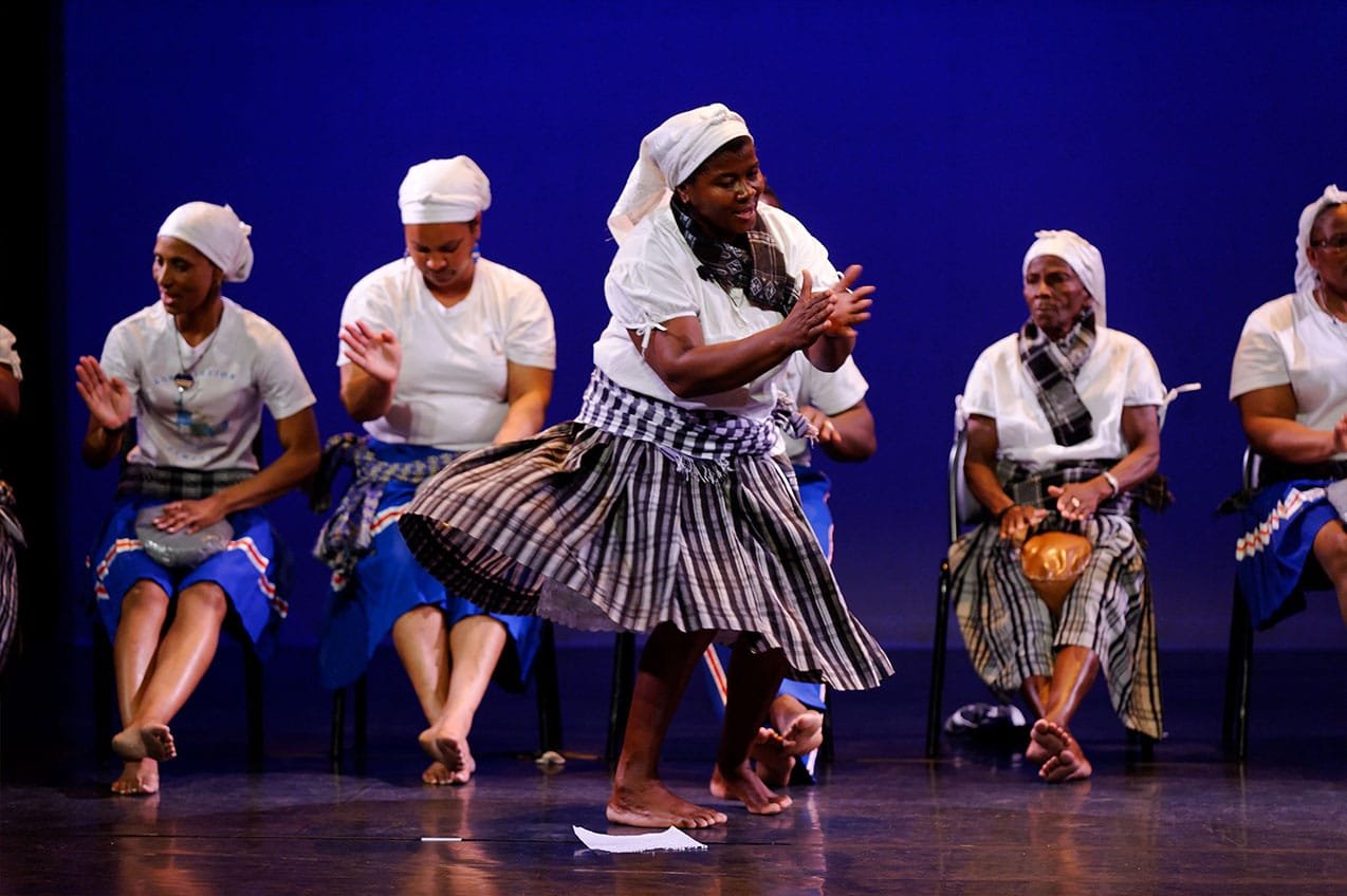 CAP VERT : escales musicales CABO VERDE (Cap Vert) Batuque - Concert musical de Tocatinha (ensemble de lÕarchipel) - Ze Luis, Nenezinho et Zeca