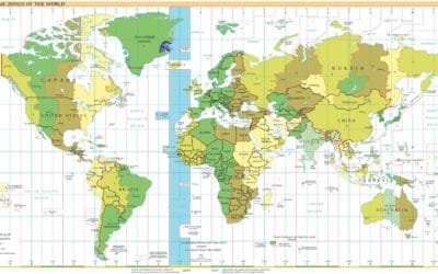 Time in Cape Verde: Cape Verde Time Zone map UTC-1