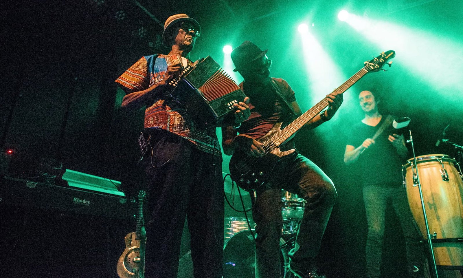 Cape Verde accordionist Victor Tavares, known as Bitori, on stage with bass player Danilo Tavares, by Malthe Ivarsson via Alamy Cape Verde accordionist Victor Tavares, known as Bitori, on stage with bass player Danilo Tavares, by Malthe Ivarsson via Alamy