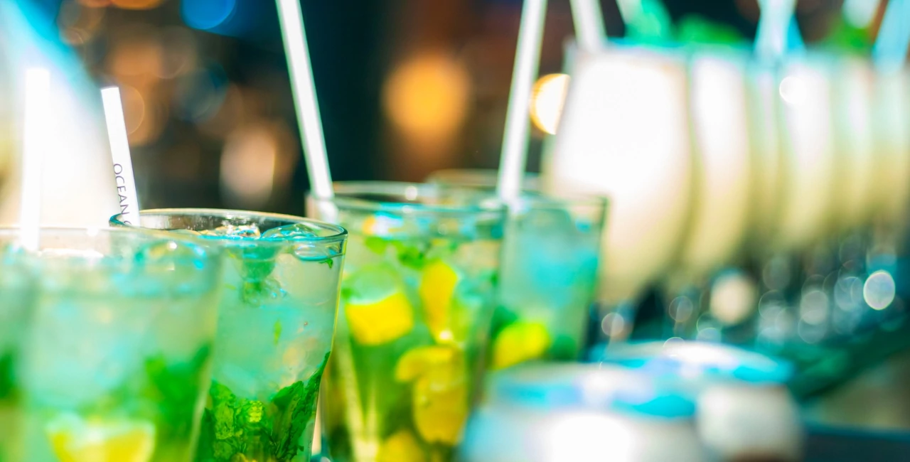 Ocean Cafe in Santa Maria, Sal, Cape Verde - cocktails