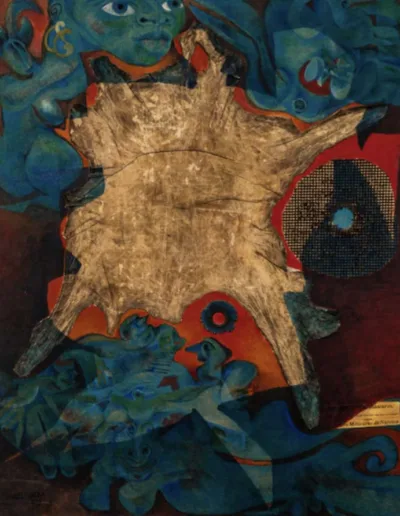 Painting by Manuel Figueira, Cape Verde