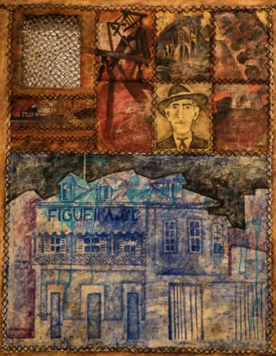 Painting by Manuel Figueira, Cape Verde