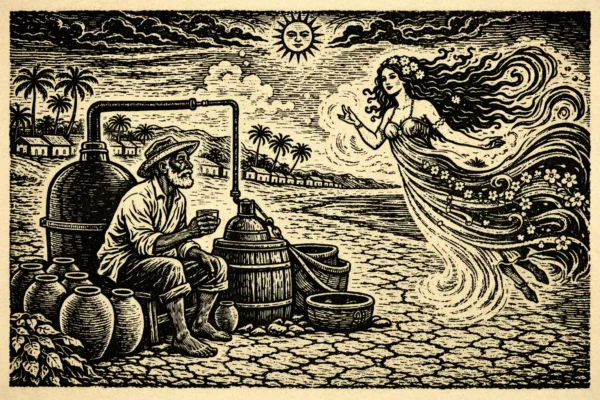 The Wind Sprite and the Grog Maker - Cape Verdean folk tale